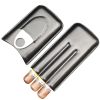Portable Cigar Holster Humidor with Cutter