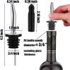 12 Pack Liquor Bottle Pourers, Liquor Pour Spout for Liquor Bottles, Stainless Steel Olive oil Dispenser Spout