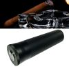 Portable Metal Humidor Cigar Tube Humidifier Storage Bin Humidity Display