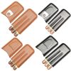 Portable Cigar Holster Humidor with Cutter